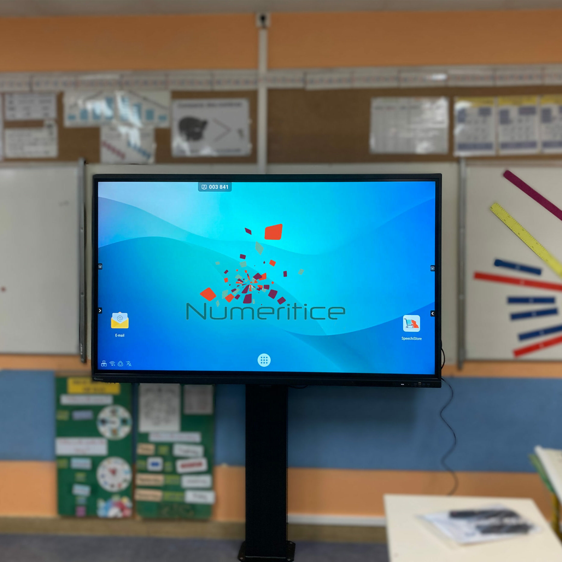 écran SPEECHI école Antran